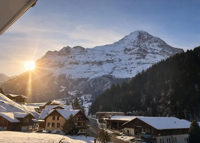 Modern With Eiger View 格林德瓦